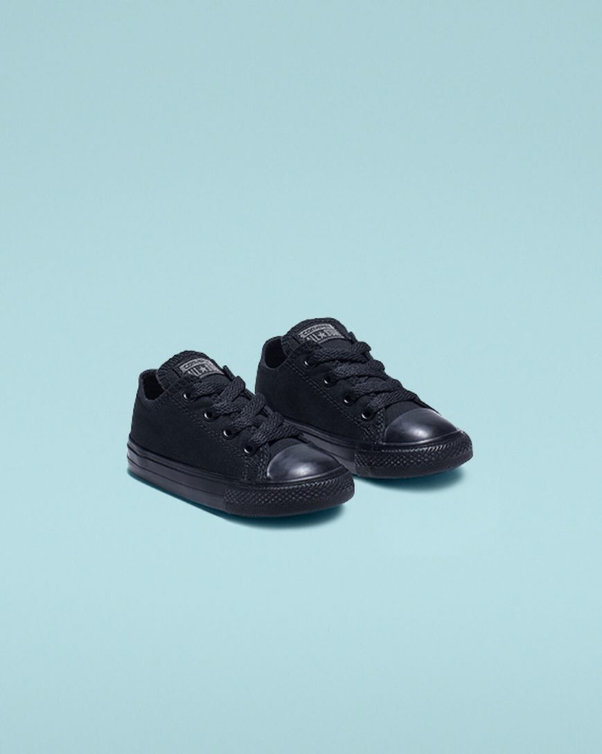 Boys' Converse Chuck Taylor All Star Classic Low Top Shoes Black | AU 86E93J